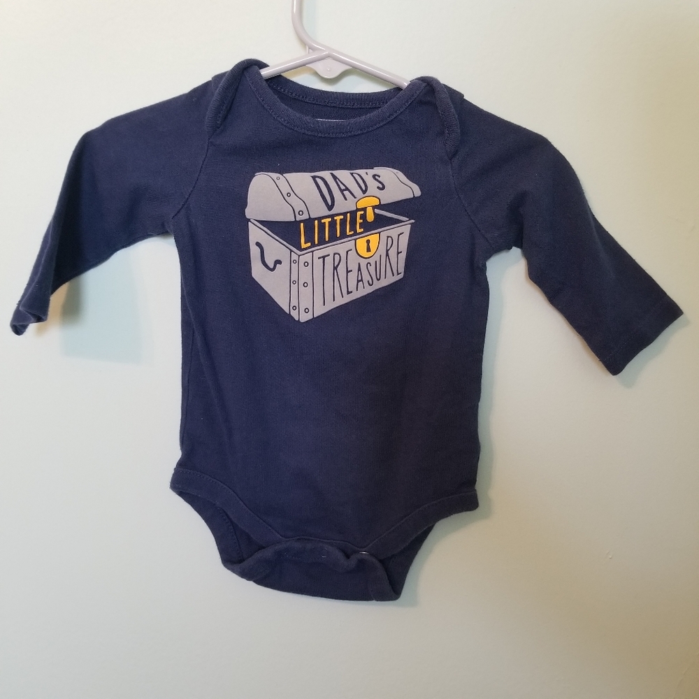 Baby Gap Daddys little Treasure long sleeve onsie